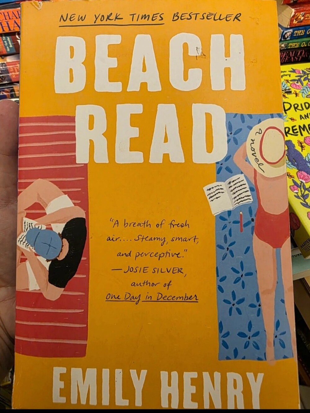 Beach Read by Emily Henry - Yellow Cover